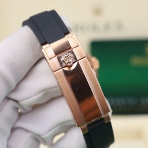 Đồng Hồ Rolex Yacht-Master 116655 Chế Tác Mặt Đen Dây Cao Su Xưởng VS 40mm (2)