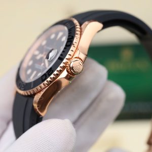 Đồng Hồ Rolex Yacht-Master 116655 Chế Tác Mặt Đen Dây Cao Su Xưởng VS 40mm (2)