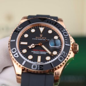 Đồng Hồ Rolex Yacht-Master 116655 Chế Tác Mặt Đen Dây Cao Su Xưởng VS 40mm (2)