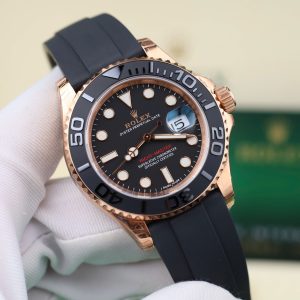 Đồng Hồ Rolex Yacht-Master 116655 Chế Tác Mặt Đen Dây Cao Su Xưởng VS 40mm (2)