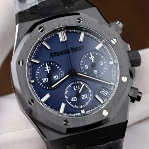 Đồng Hồ Audemars Piguet Royal Oak Chronograph 26240 Chế Tác Vỏ Gốm Mặt Xanh Than APS 41mm (2)