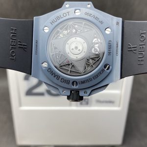 Đồng Hồ Hublot Big Bang Sang Bleu II Replica 11 Vỏ Gốm Màu Xanh Dương Nhà Máy BB 45mm