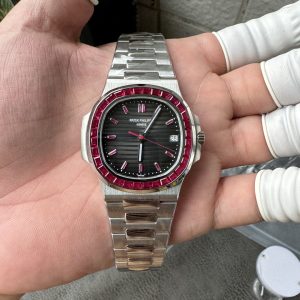 Đồng Hồ Patek Philippe Nautilus 5723 Chế Tác Đính Ruby Tổng Hợp 40mm (2)