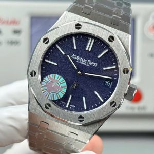 Đồng Hồ Audemars Piguet Chế Tác Royal Oak Jumbo Extra-thin 16202 Mặt Số Grained Tuscan Nhà Máy ZF 39mm (2)