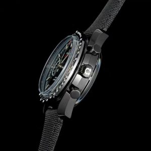 Đồng Hồ Omega Chế Tác Speedmaster Co-Axial Chronograph Vỏ Gốm Đen Dây Vải 44mm (2)