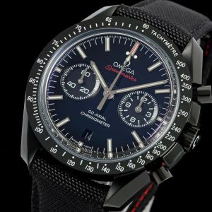 Đồng Hồ Omega Chế Tác Speedmaster Co-Axial Chronograph Vỏ Gốm Đen Dây Vải 44mm (2)